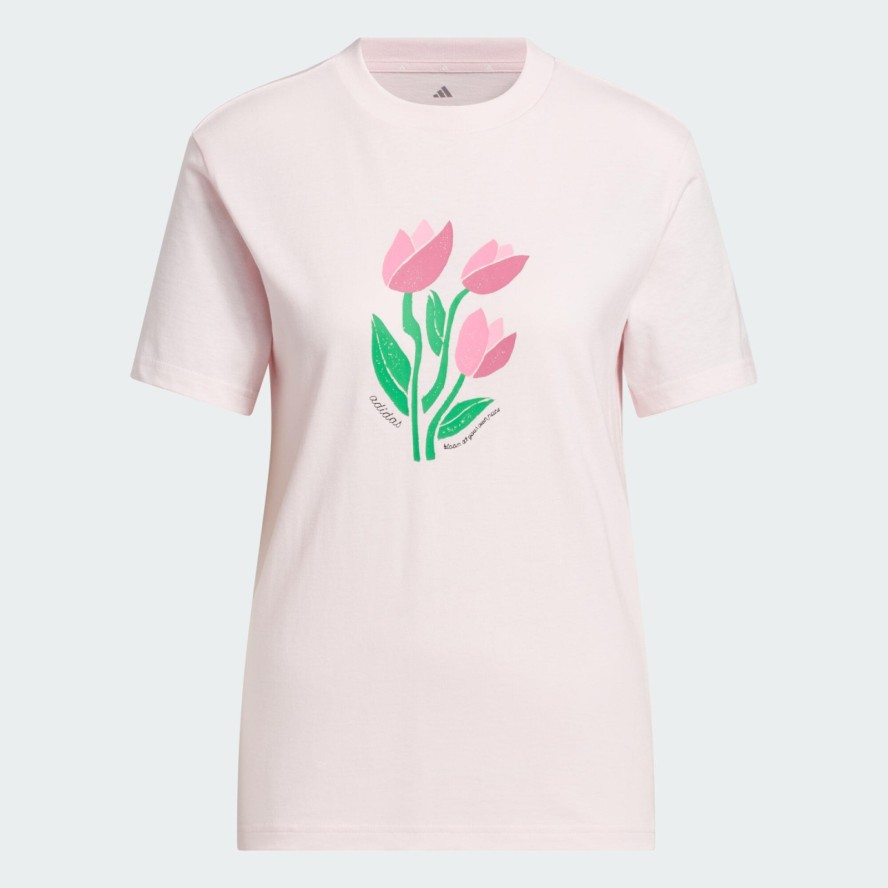 KOSZULKA FLORAL BLOOM AT YOUR OWN PACE GRAPHIC