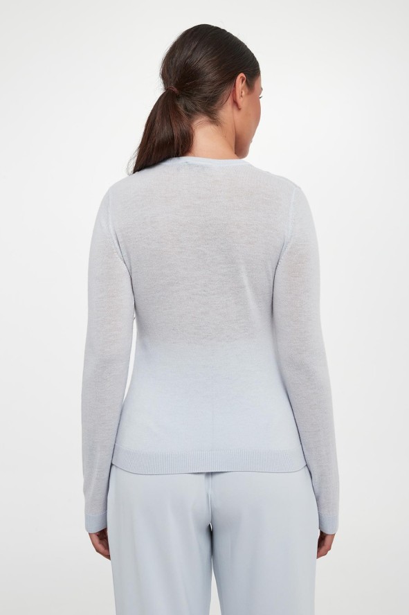 Sweter damski z wełny dziewiczej ELISABETTA FRANCHI