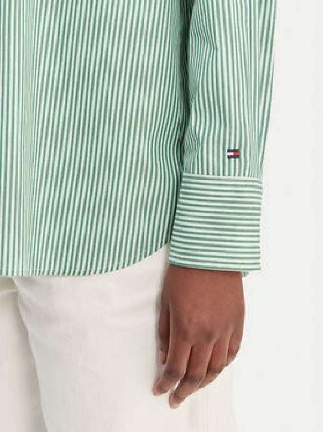 Tommy Hilfiger Koszula WW0WW48190 Zielony Regular Fit