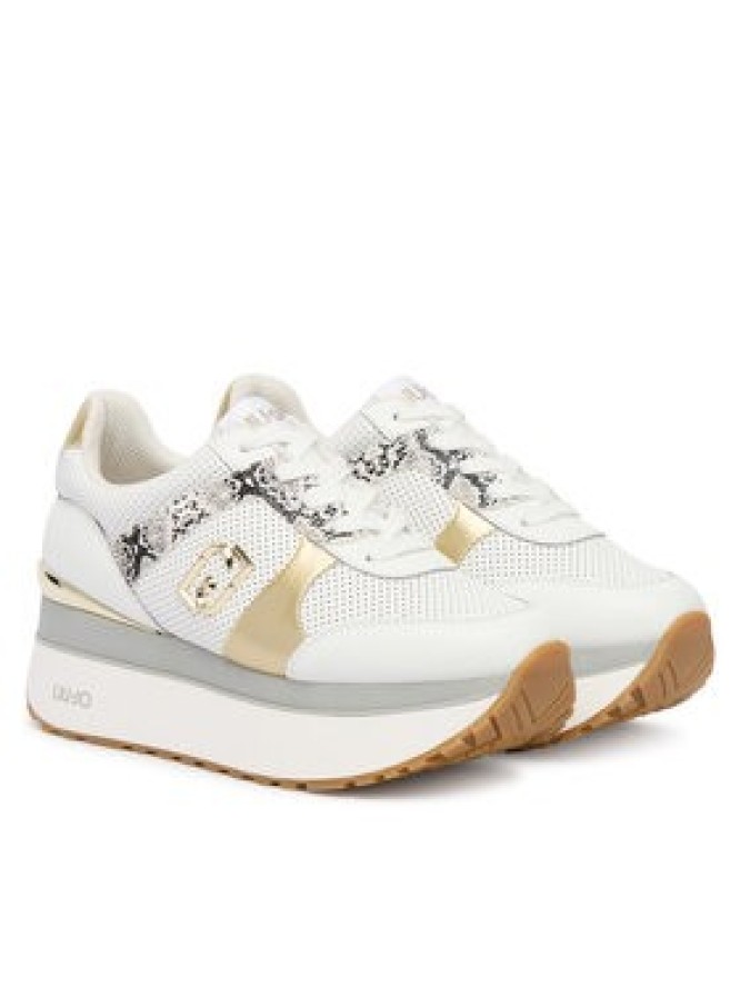 Liu Jo Sneakersy Wonder Plus 02 Bis BA6003 PX804 Biały