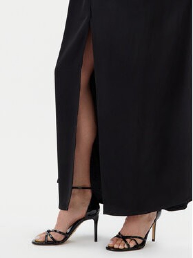 Eleh Sukienka wieczorowa ESS250045 Czarny Regular Fit