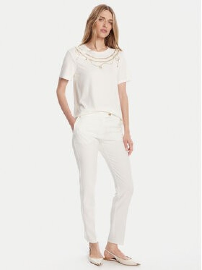 Rinascimento T-Shirt CFC0125707003 Biały Regular Fit