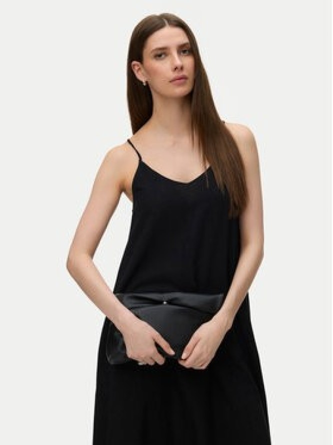 Vero Moda Sukienka letnia Emilo 10340519 Czarny Loose Fit