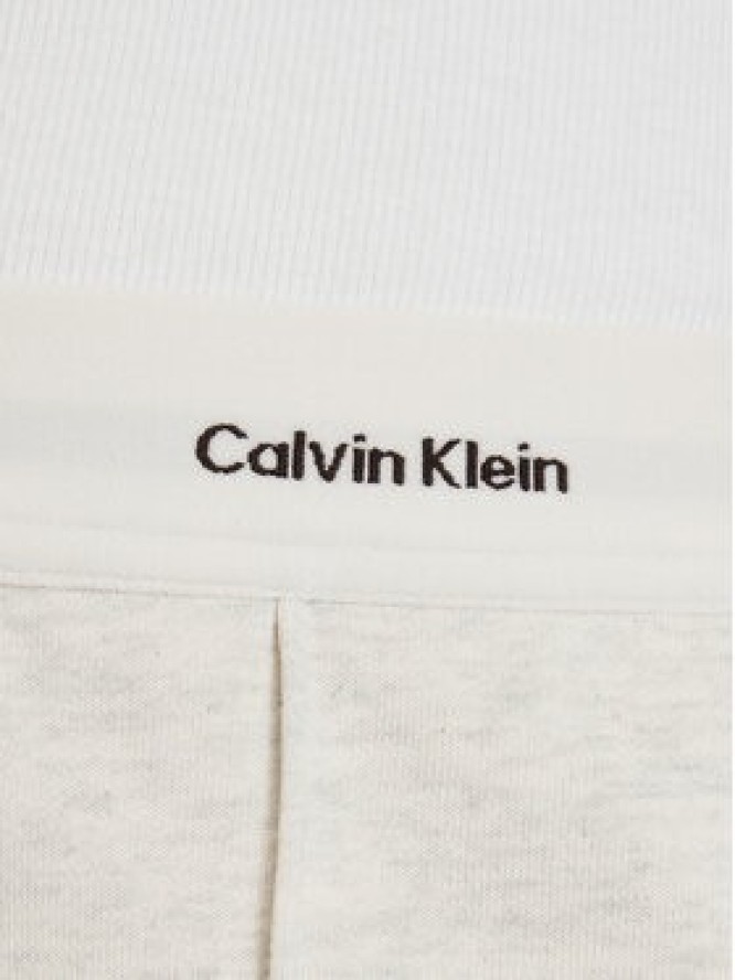 Calvin Klein Jeans Spodnie dresowe LV047G253G Kremowy Relaxed Fit