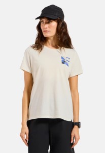 Koszulka z krótkim rękawem damska ODLO T-shirt crew neck s/s COTTON BLEND ODLO