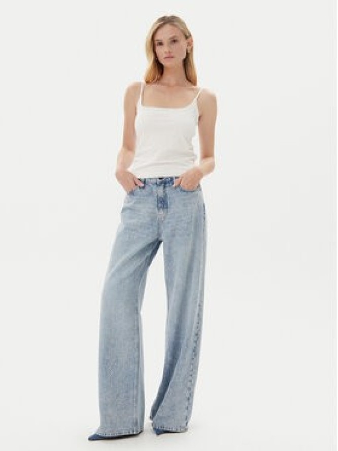 Guess Top V5GP22 J1314 Biały Slim Fit