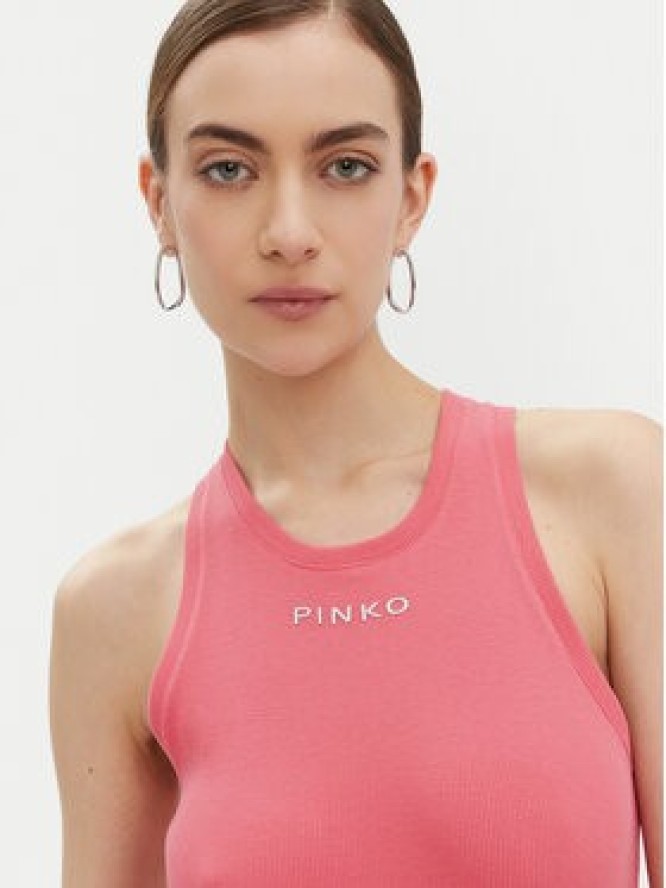 PINKO Top 100822 A2C1 Różowy Regular Fit