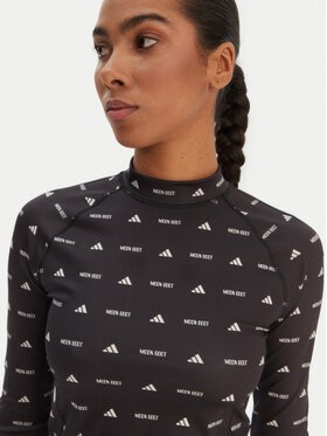 adidas Legginsy Moon Boot JM8912 Czarny Slim Fit