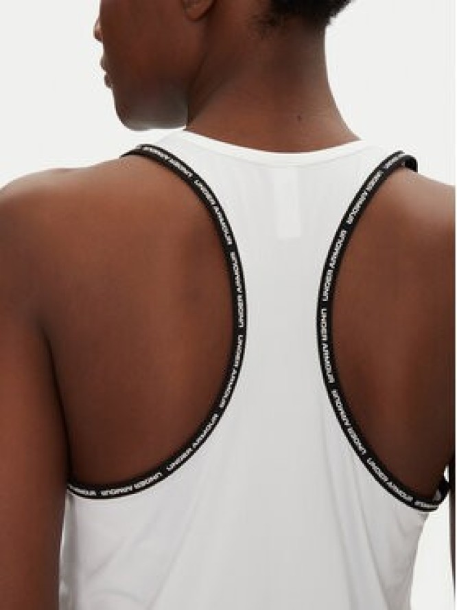 Under Armour Top Tech Knockout 1389851 Biały Regular Fit