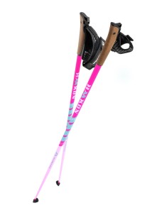 Kije do Nordic walking HAAKON Pink 100% HM carbon