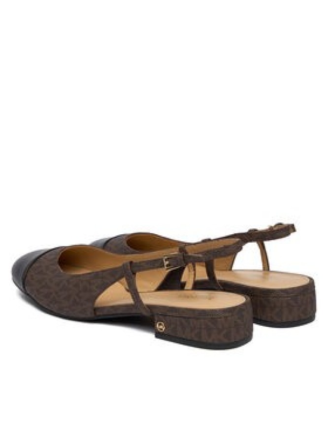 MICHAEL Michael Kors Baleriny Perla Flex Sling Fat 40T5PLFS1B Brązowy