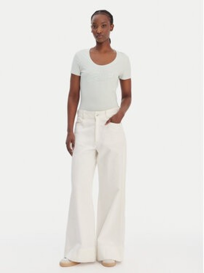 Guess T-Shirt W6GI14 K3033 Zielony Regular Fit