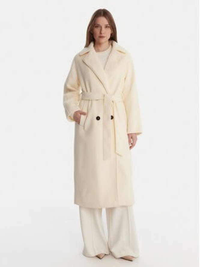 Artigli Płaszcz przejściowy ACCP002929 Écru Regular Fit