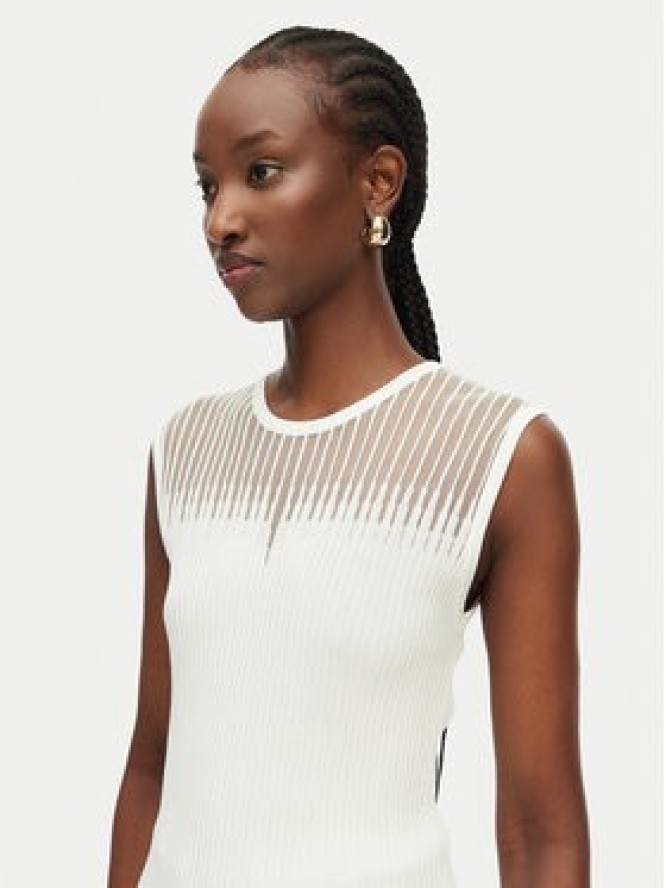 Rinascimento Top CFM0012239003 Biały Slim Fit