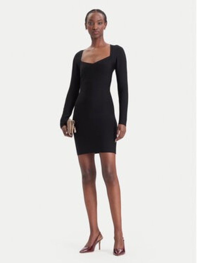 Guess Sukienka koktajlowa W6BK84 Z1787 Czarny Slim Fit