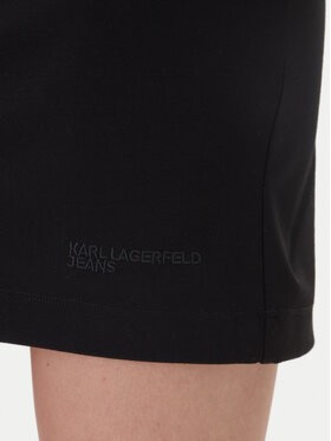 Karl Lagerfeld Jeans Sukienka koktajlowa A4W13009 Czarny Slim Fit