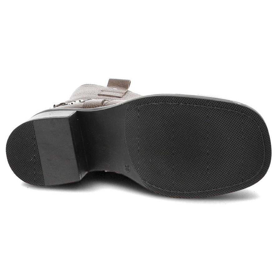 Brązowe Botki Armodo Modne Kowbojki Damskie