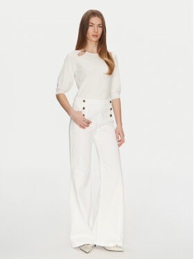 TWINSET Sweter 251TP3490 Écru Loose Fit