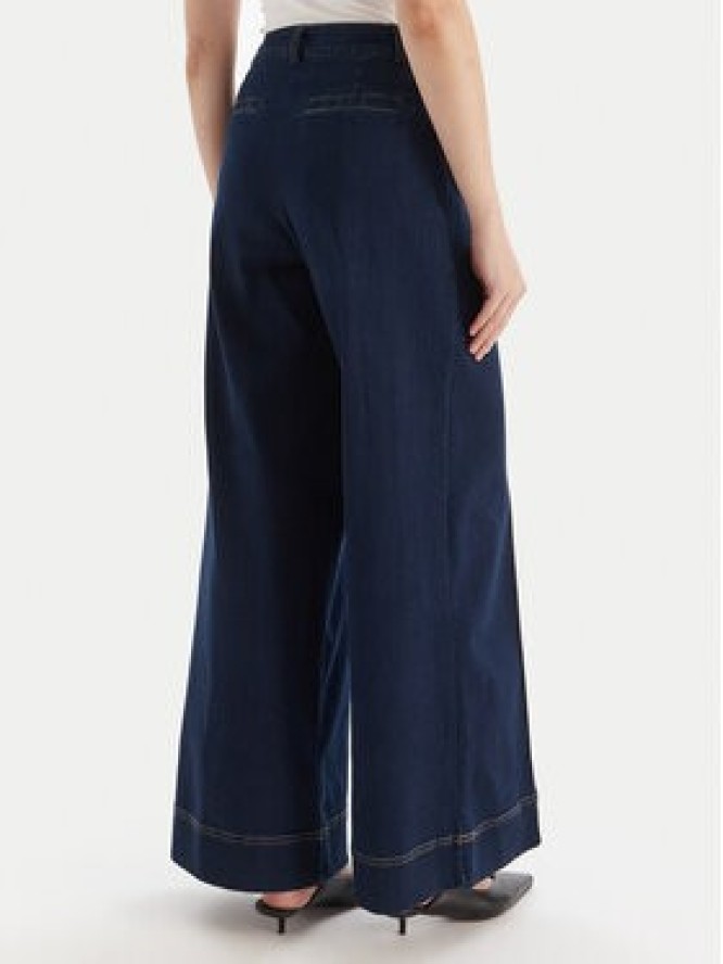 Fracomina Jeansy FS25WV3004W78201 Granatowy Wide Leg