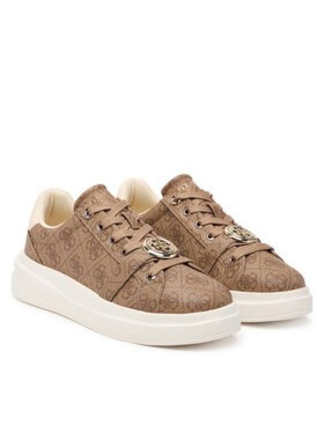Guess Sneakersy FLFEZ2 FAL12 Brązowy