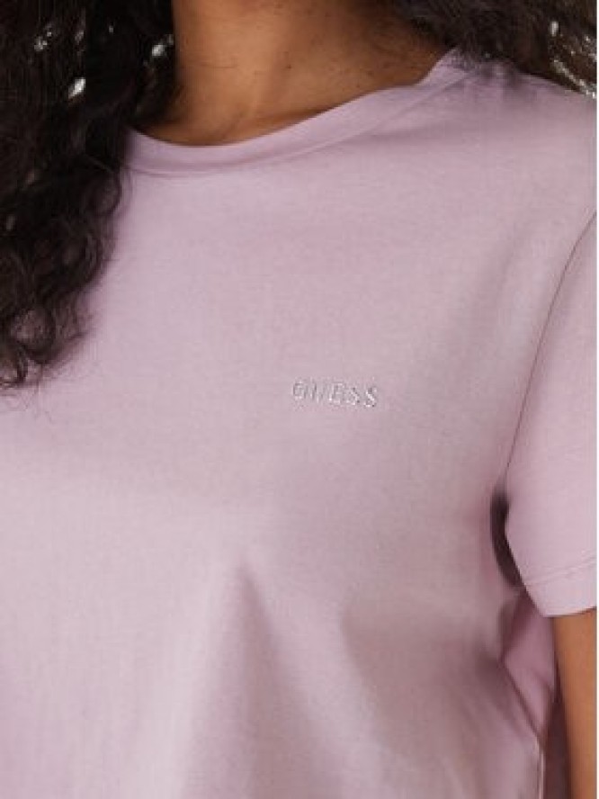 Guess T-Shirt V6GI17 K2984 Różowy Regular Fit