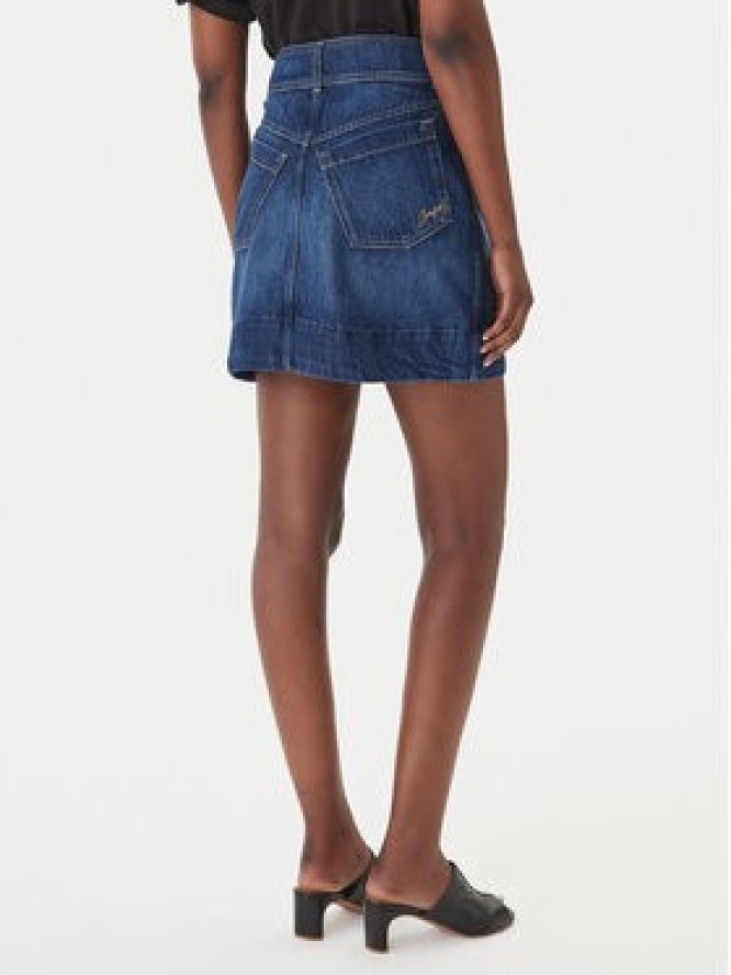 BOSS Spódnica jeansowa 50559404 Niebieski Regular Fit