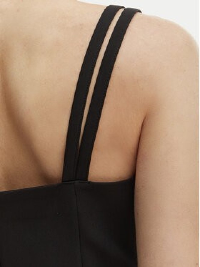 Rinascimento Top CFC0127891003 Czarny Slim Fit