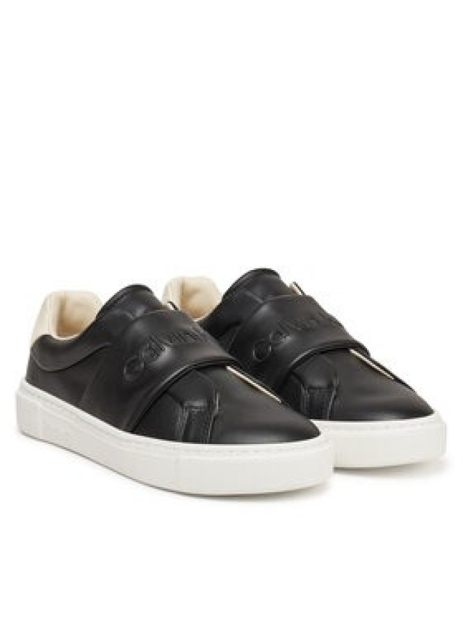 Calvin Klein Sneakersy Cupsole Slip On - He Nappa HW0HW02471 Czarny
