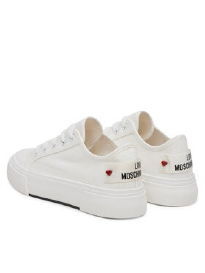 LOVE MOSCHINO Trampki JA15012G0MJP0100 Biały