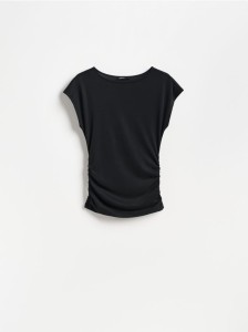 T-shirt z modalem - czarny