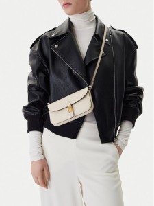 PINKO Torebka Saddle Flat AI 25-26 PCPL 105349 A1ZX Écru