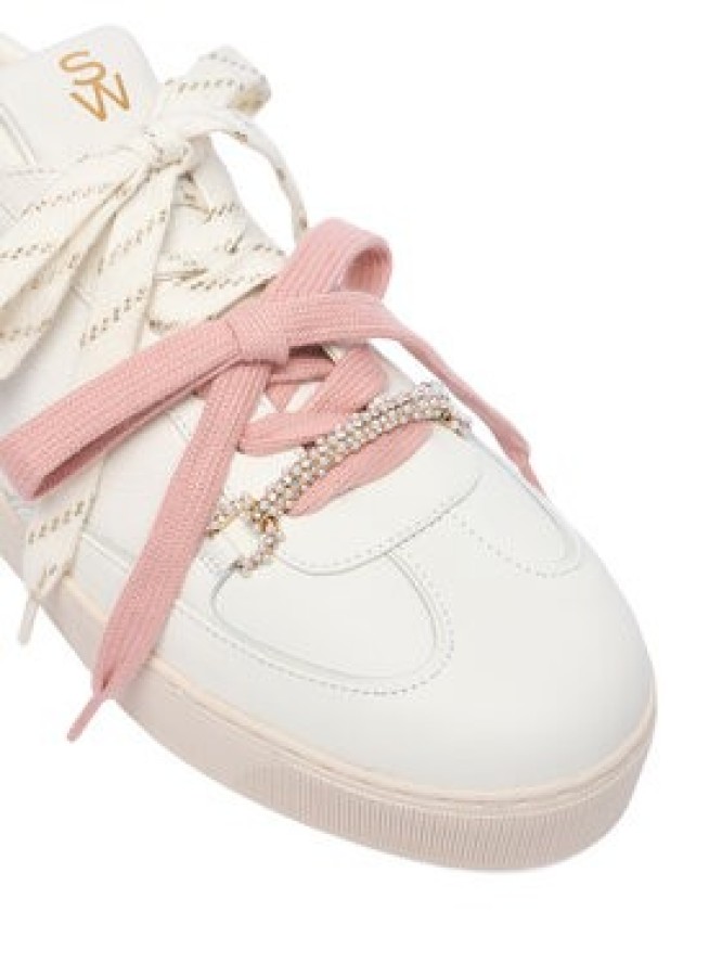Stuart Weitzman Sneakersy Colton SN031 Kremowy