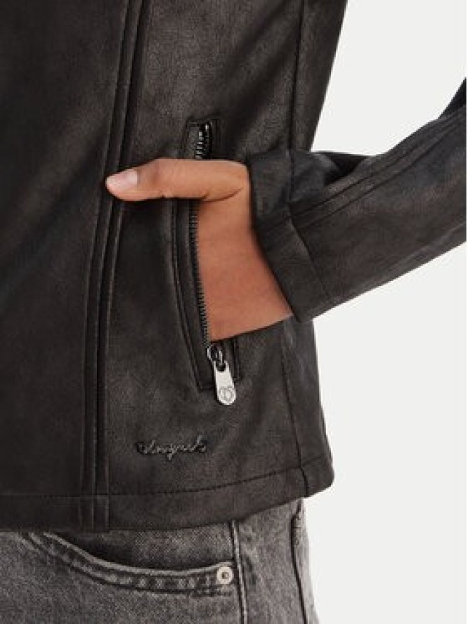 Desigual Kurtka przejściowa 26SWEW10 Czarny Regular Fit