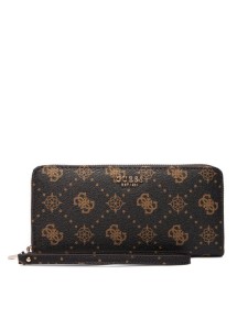 Guess Portfel Carrie Logo Slg SWGP98 98146 Brązowy
