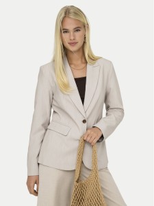 ONLY Marynarka Raven 15338389 Beżowy Slim Fit