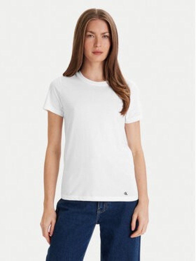 Calvin Klein Underwear Komplet t-shirtów LV00QS7485 Biały Regular Fit