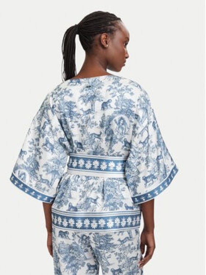 Fracomina Bluzka FS26SJ3008W459K5 Niebieski Regular Fit