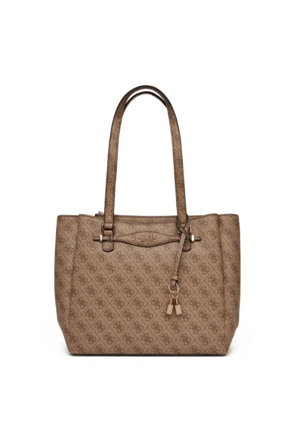 GUESS Brązowa shopperka damska Katya Multi