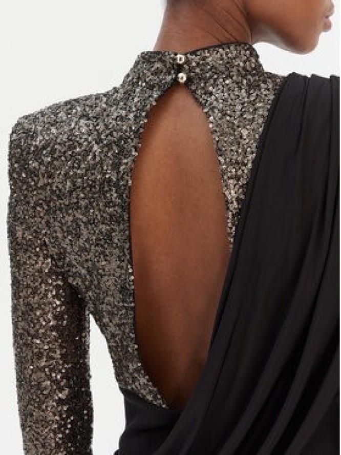 Babylon Sukienka wieczorowa T_S00823 Czarny Slim Fit