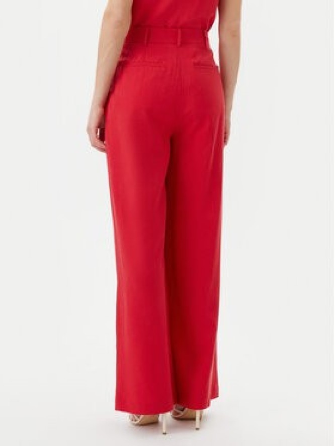 LOLA CASADEMUNT Spodnie palazzo LS2514010 Czerwony Wide Leg