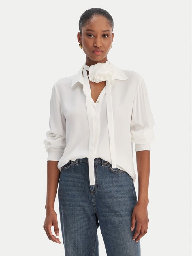 Marella Koszula Calca 2613111061 Biały Regular Fit