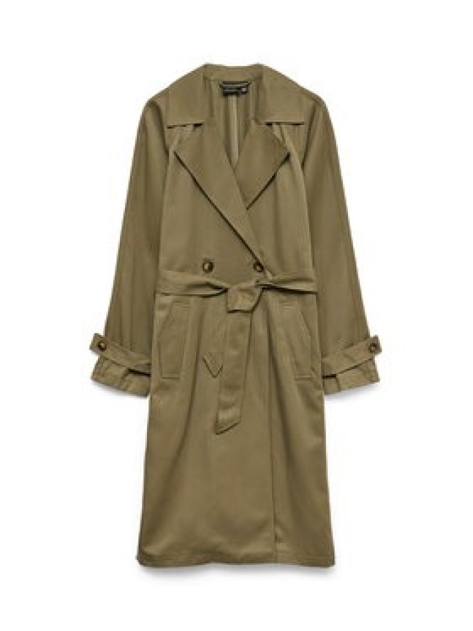 Vero Moda Trencz Lou 10257581 Zielony Regular Fit