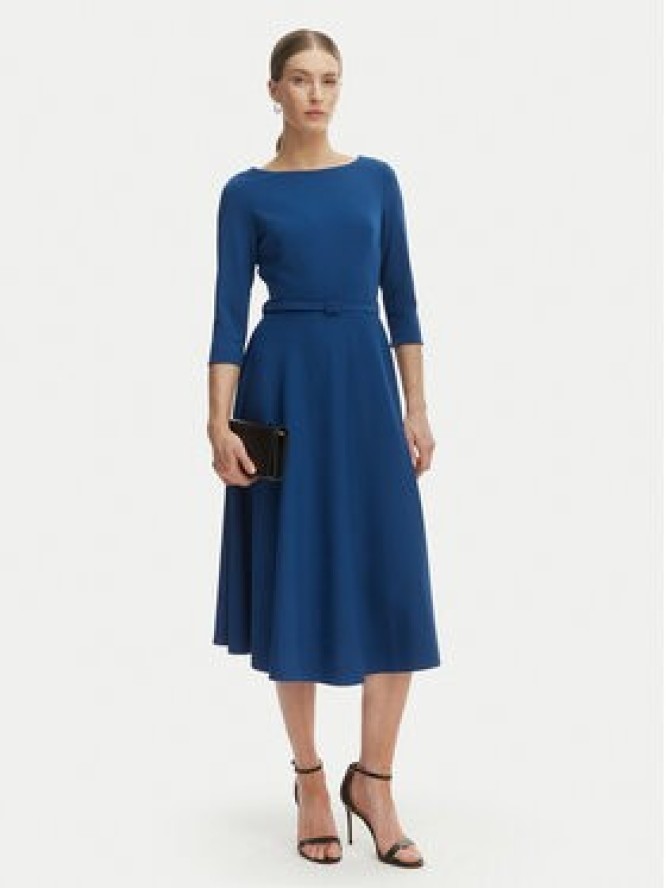 Rinascimento Sukienka koktajlowa CFC0127892003 Niebieski Regular Fit