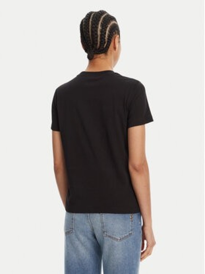 Versace Jeans Couture T-Shirt 78HAHC03 Czarny Regular Fit