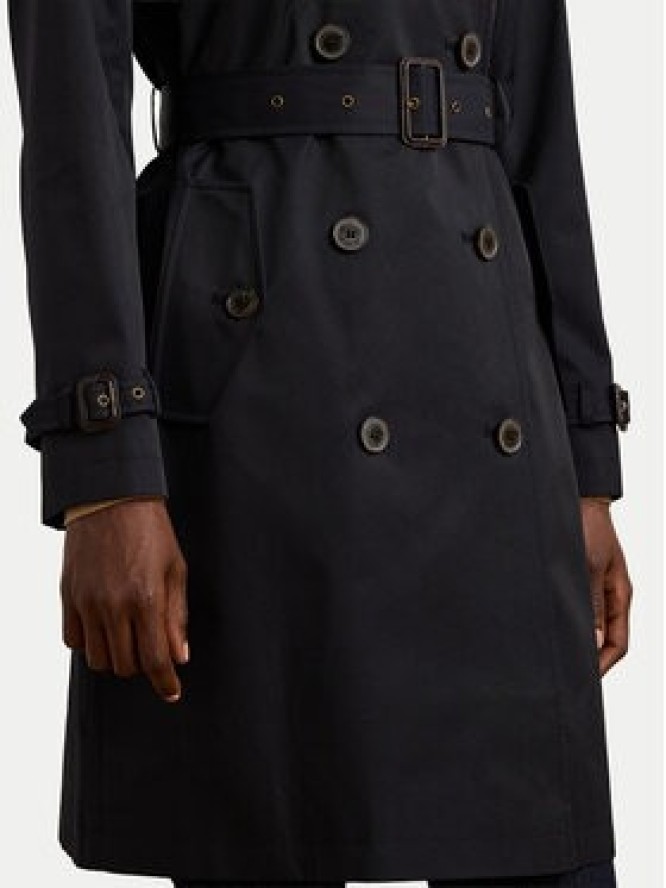 LAUREN RALPH LAUREN Trencz 297967122003 Granatowy Regular Fit