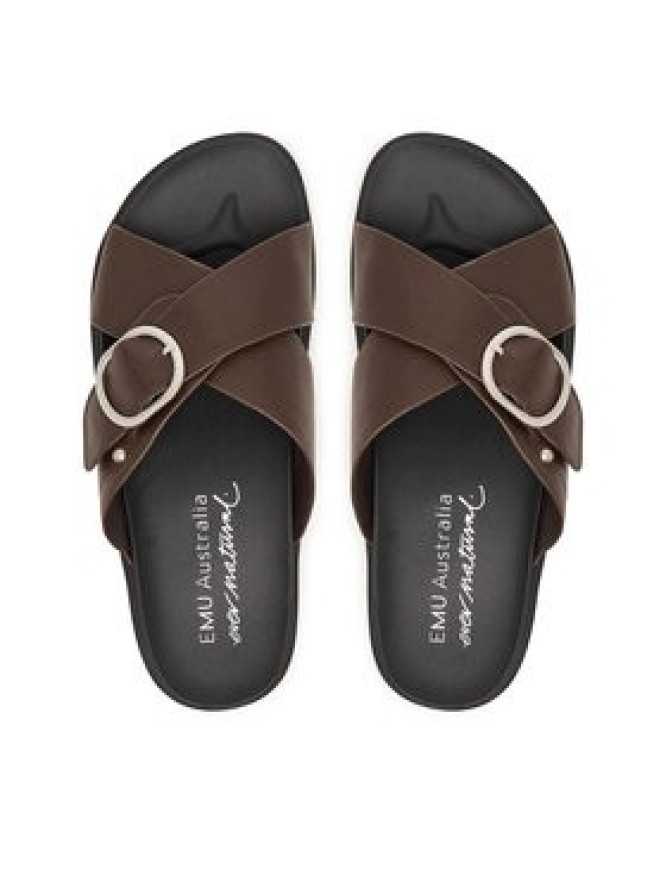 EMU Australia Klapki Ebony W13247 Brązowy