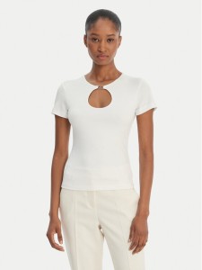 Rinascimento Bluzka CFC0128635003 Biały Regular Fit