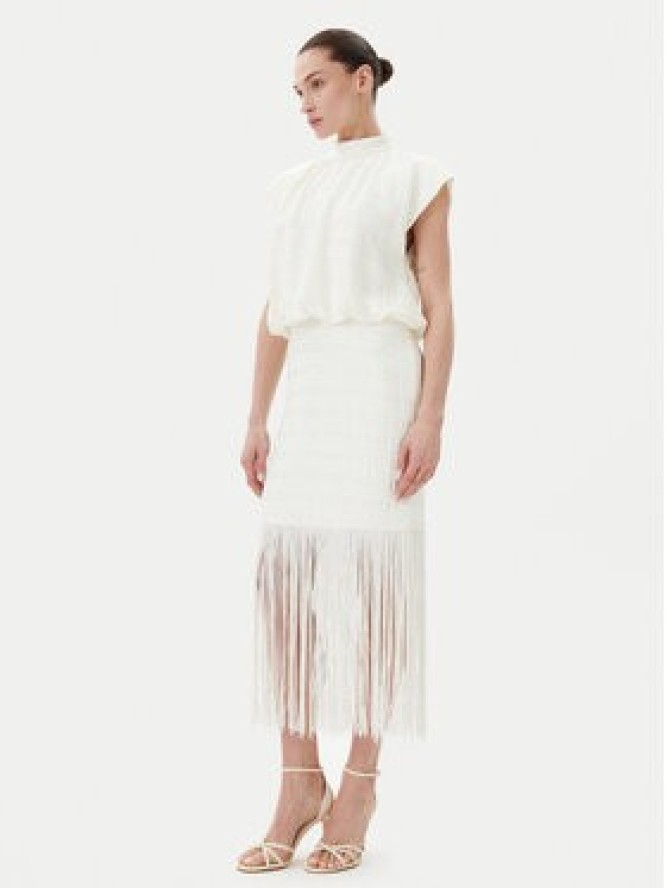 Bruuns Bazaar Sukienka koktajlowa Pentzia Malisa BBW4432 Biały Regular Fit