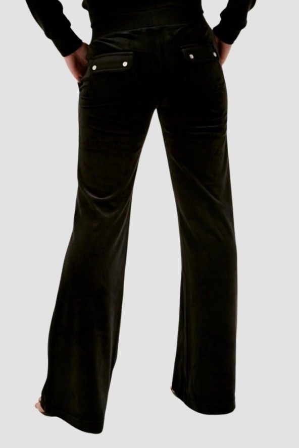 JUICY COUTURE Czarne damskie spodnie dresowe Layla Caviar Trackpant, Rozmiar XS