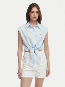 Tommy Jeans Koszula DW0DW22212 Niebieski jasny Regular Fit